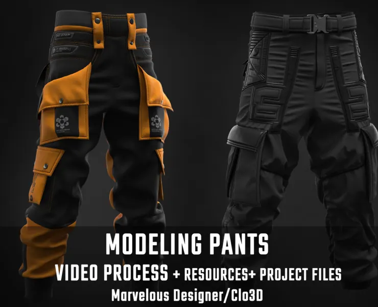 Tutorial MD/Clo3D - Pants