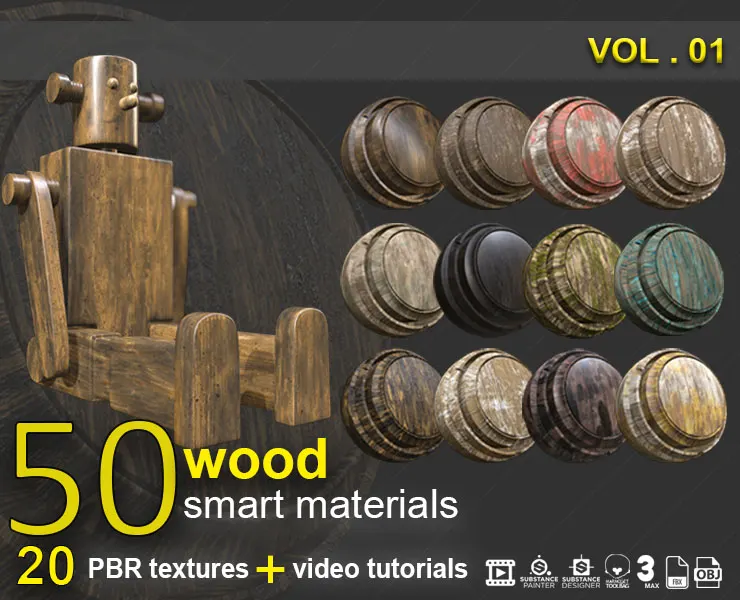 Wood Materials Pack