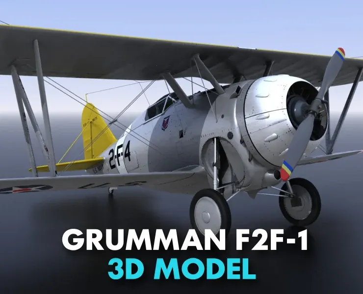 GRUMMAN F2F-1 USS Lexington CV-2 1937