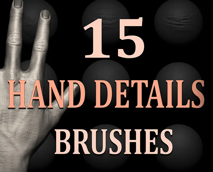 Hand Details Brush + Alphas