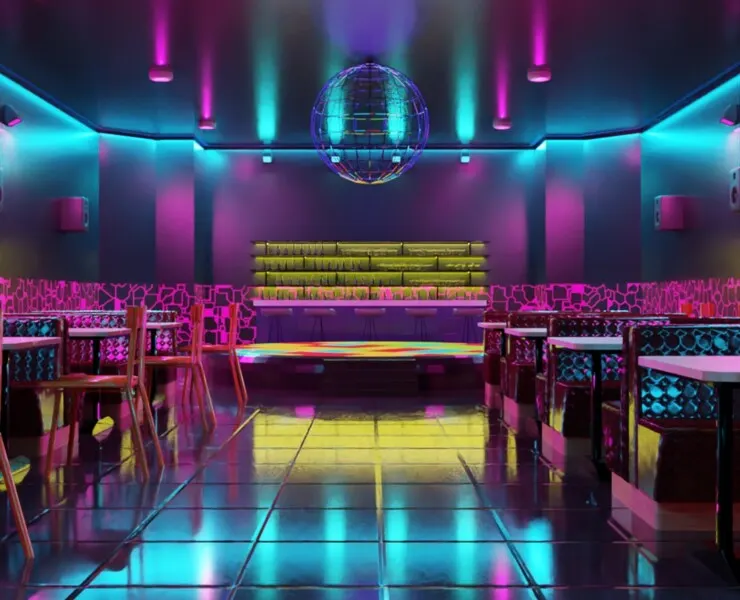 Night Club - Low Poly - Game Ready