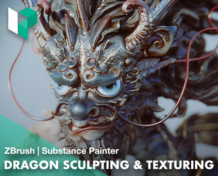 Sculpting & Texturing a Chinese Dragon | Zhelong Xu