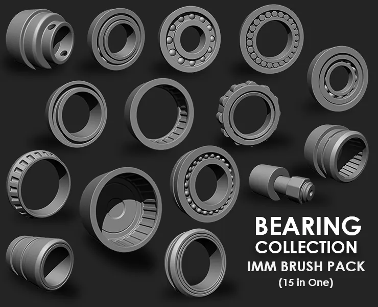 Bearing Collection Imm Brush Pack (15 in one)