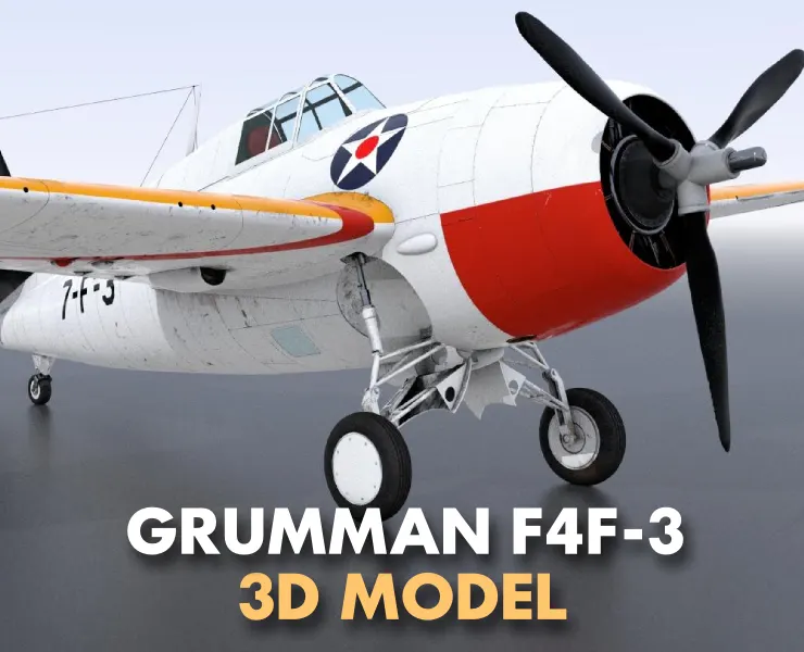 GRUMMAN F4F-3 WILDCAT VF7 - 7F3