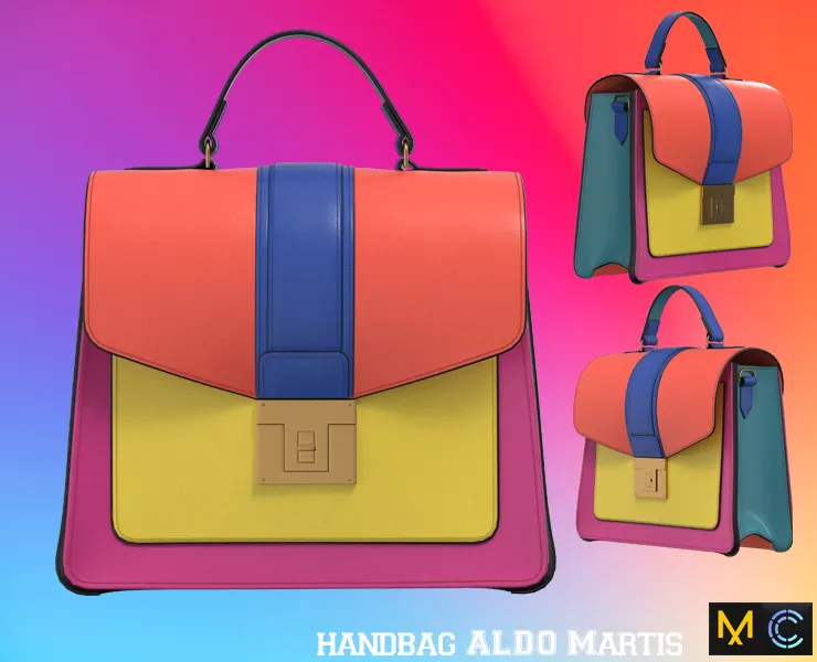 handbag  ALDO Martis, marvelous designer,clo3d