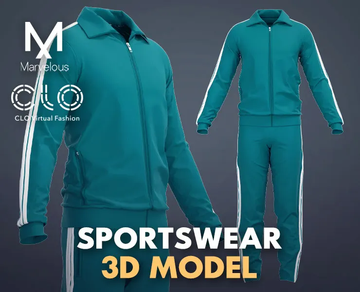 Sportswear - Marvelous Designer - Clo3d