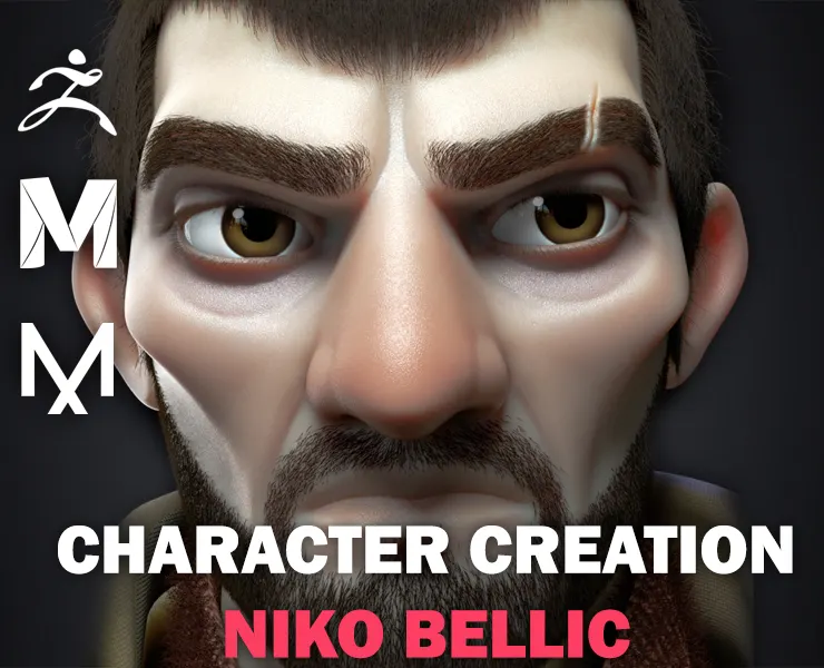 NIKO BELLIC - Cartoon Character Creation - TUTORIAL