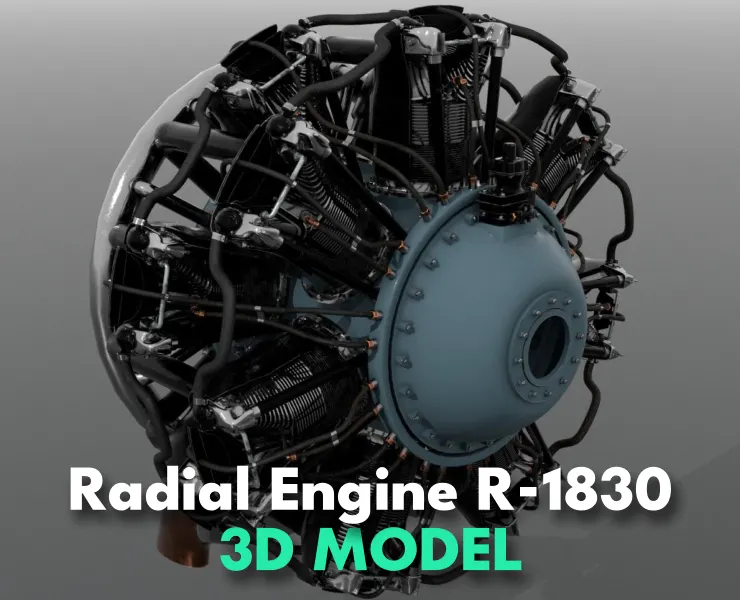 R-1830 Twin Wasp Aircraft Engine