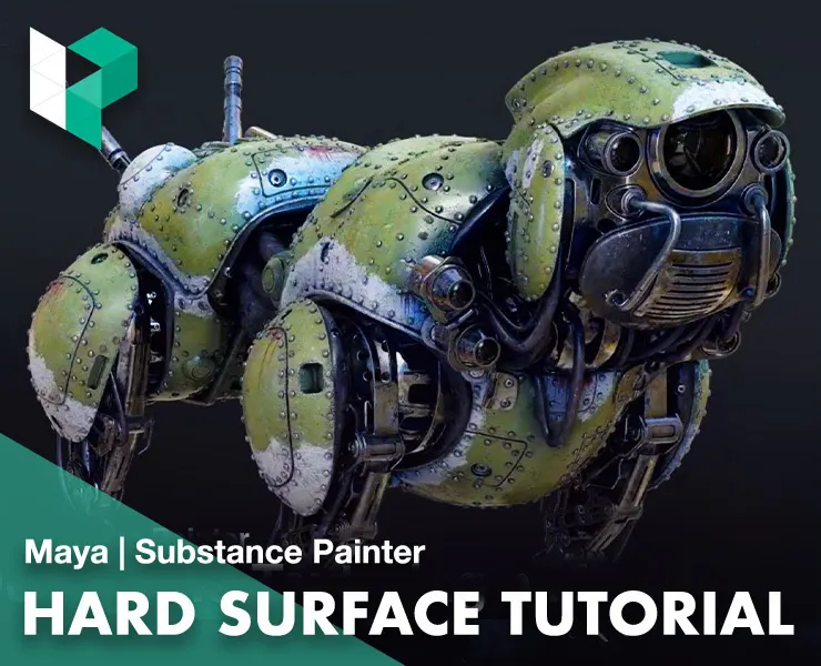 Modeling and Texturing a Mechanical Dog | Lennard Claussen