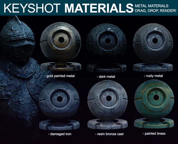 Metal Materials for Keyshot (Part 2)