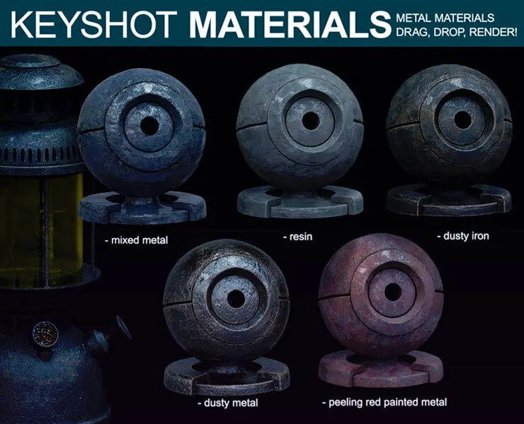 Metal Materials for Keyshot (Part 3)