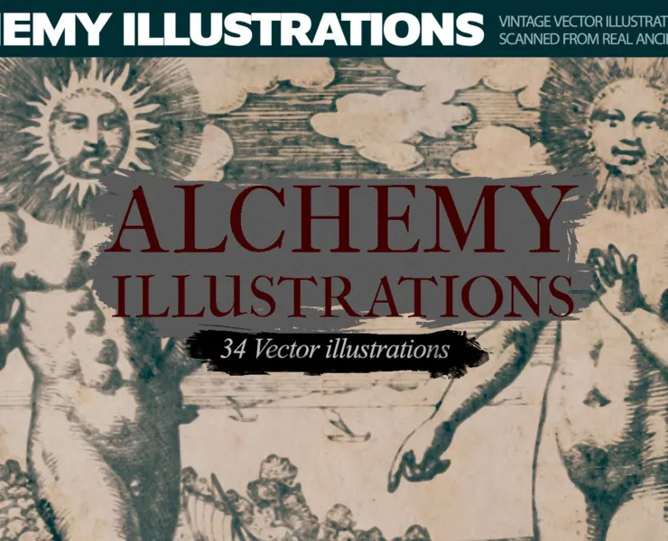 Alchemy Vector Illustrations