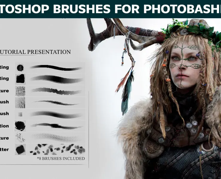 Photoshop Brushes for Photobashing