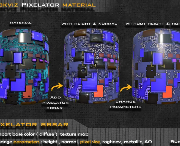 Rokviz Pixelator Material