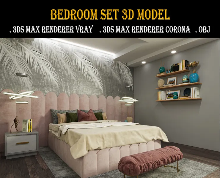 Bedroom Set 3d model