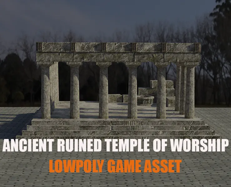 Ancient Ruined Temple Of Worship