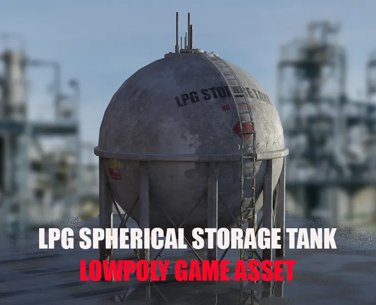 Industrial Liquid Petroleum Gas Spherical Storage Tank