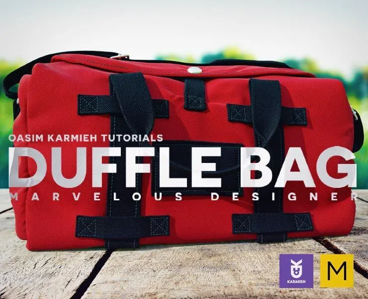 How To Create A Duffel & Gym Bag In Marvelous Designer