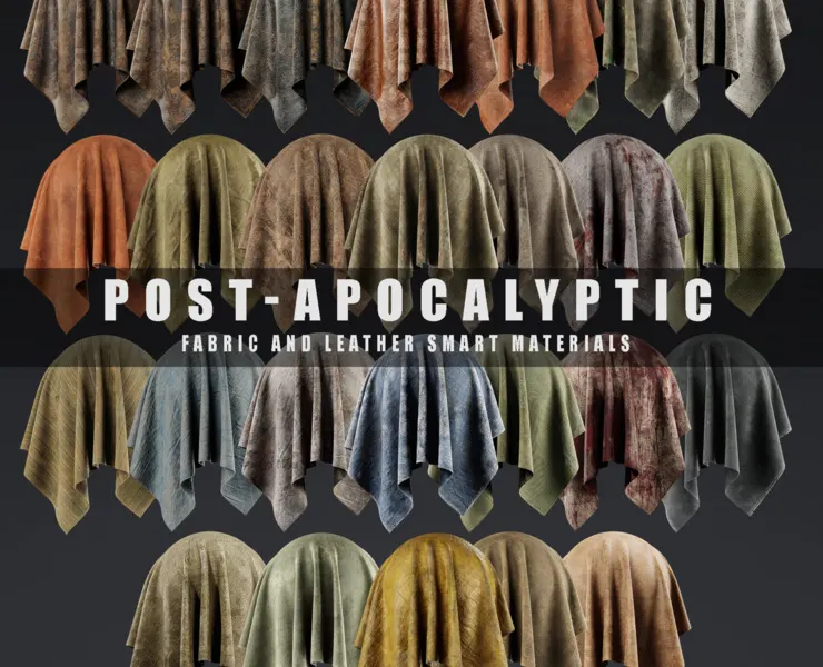 Post-Apocalyptic smart materials Vol 02 (Fabric & Leather)