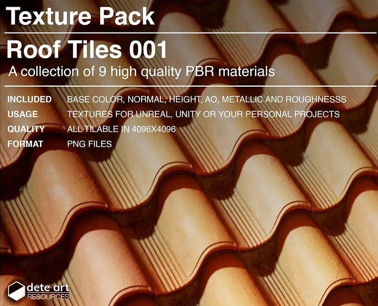 Texture Pack | Roof Tiles 001