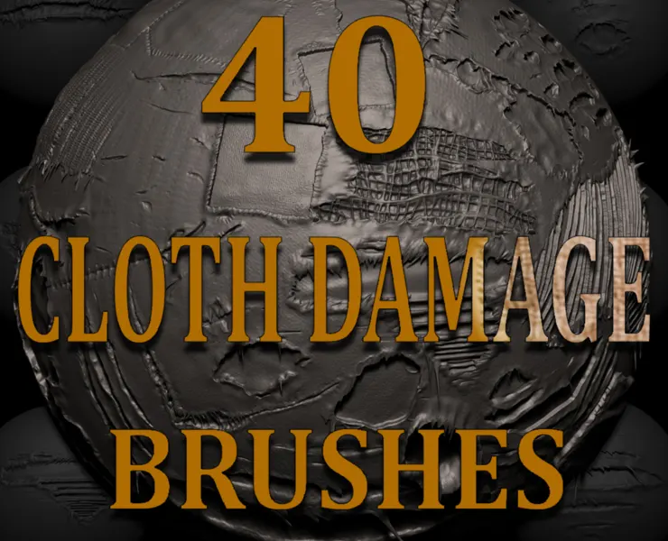 Cloth Damage Brush + Alphas