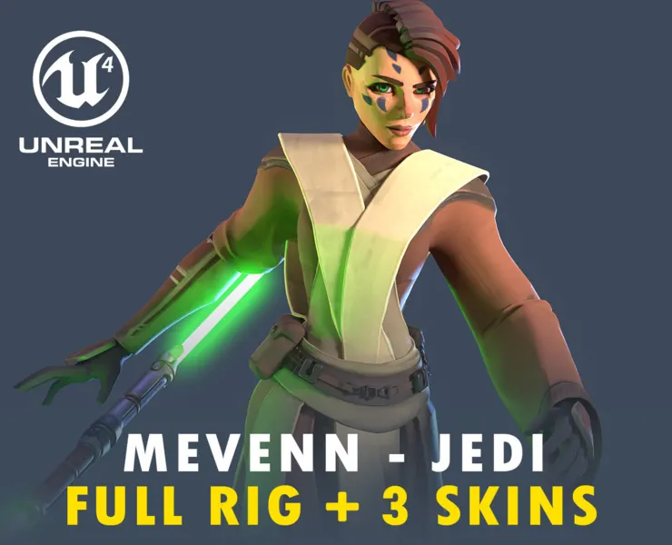 Mevenn - Jedi - Full Rig + 3 skins