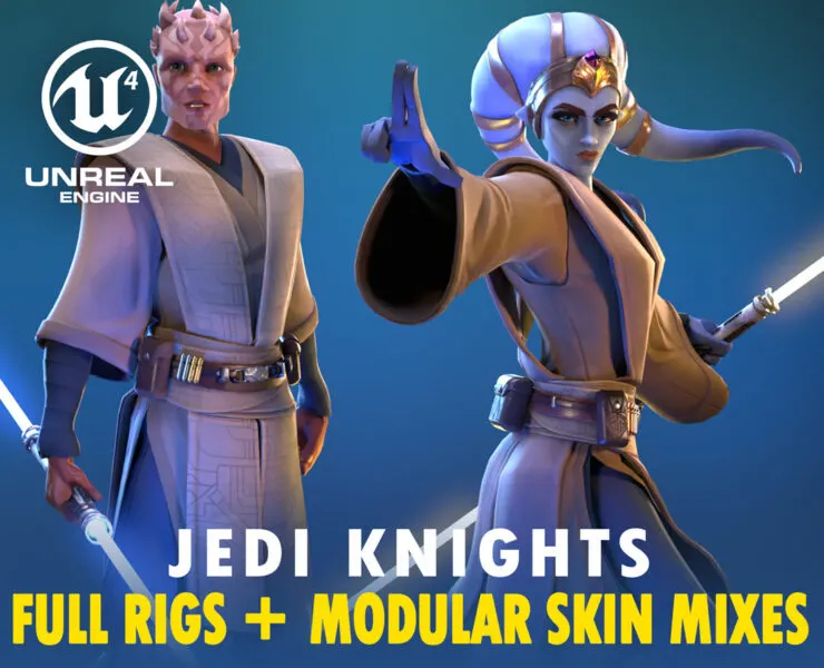 Jedi Knights - Full Rigs + Modular skin mixes