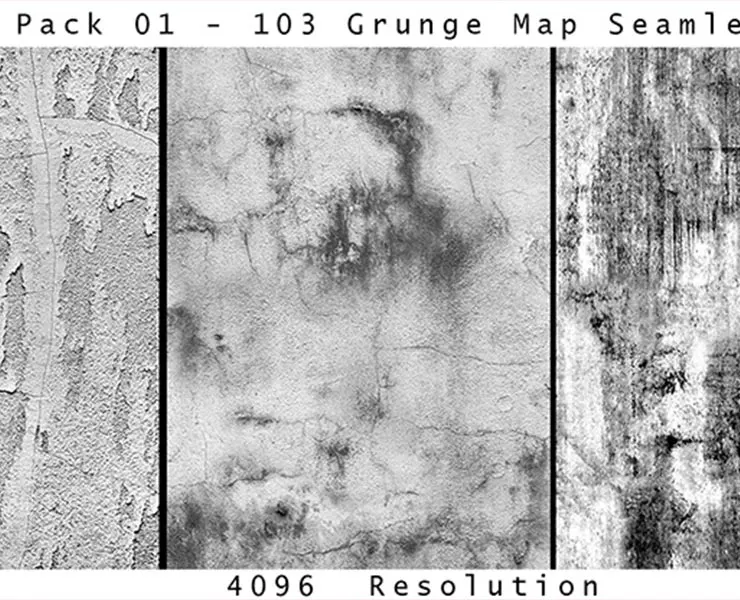 103 Grunge Map - Pack 01