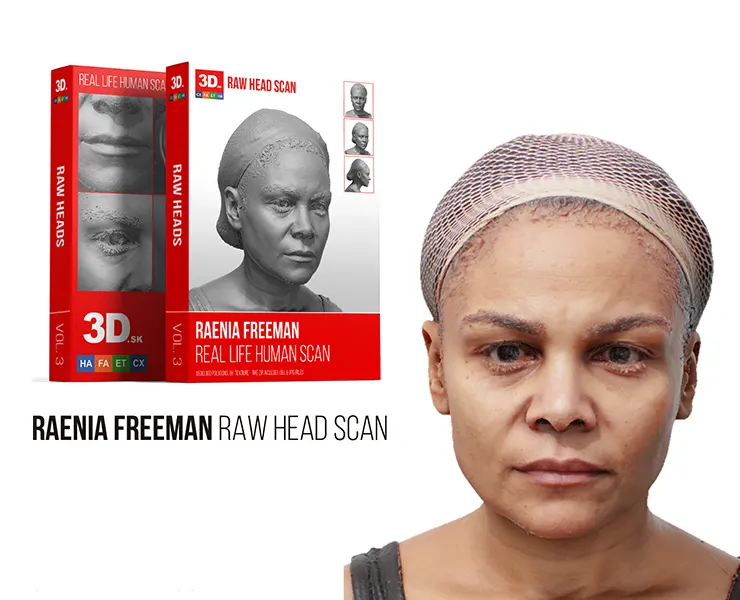 Raw Head | 3D Model Raenia Freeman