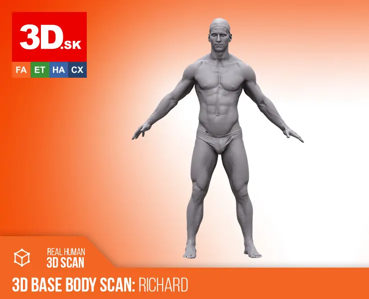 Base Body Scan | 3D Model Richard