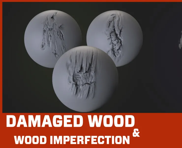 50 VDM+4kAlpha Damaged Wood -Imperfections Vol 1