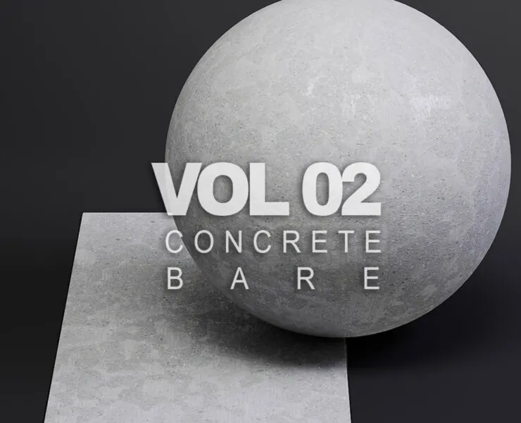 Concrete vol02 Bare 8K Seamless PBR Materials