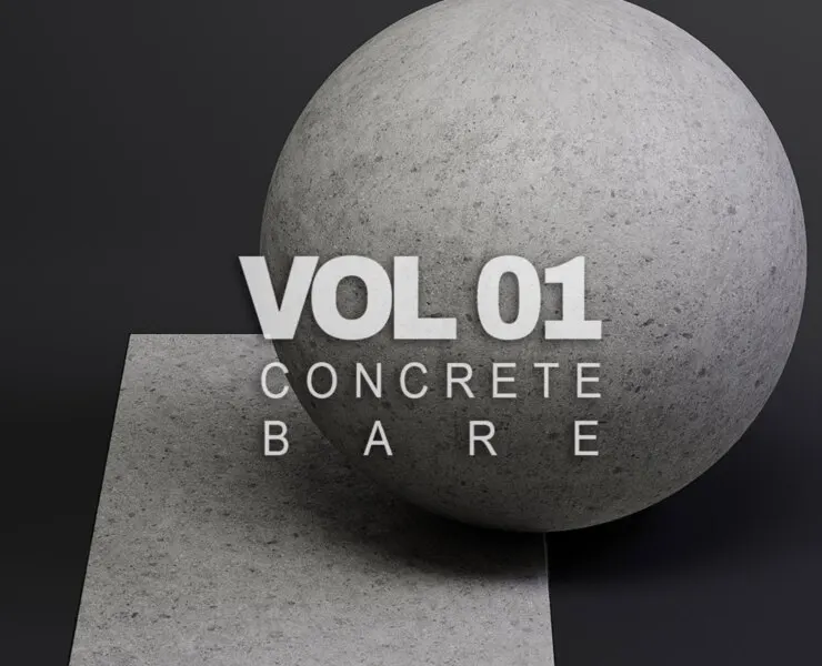 Concrete vol01 Bare 8K Seamless PBR Materials