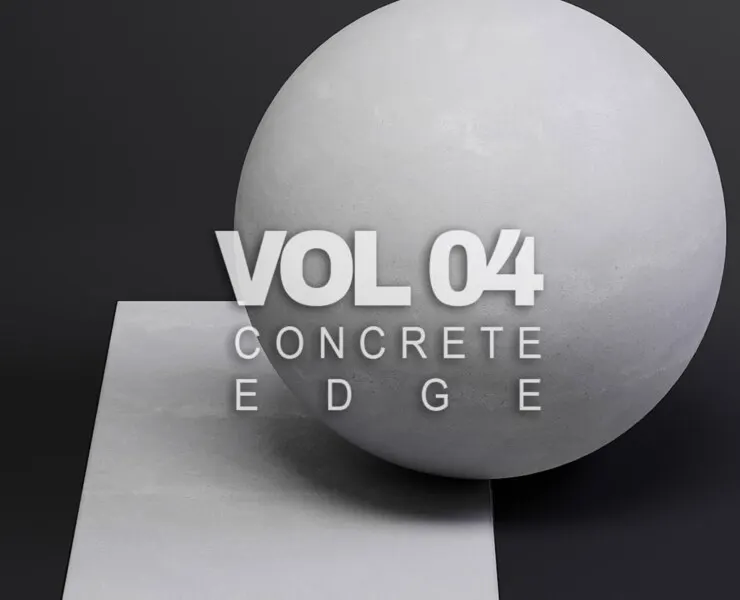 Concrete vol04 Edges 8K Seamless PBR Materials