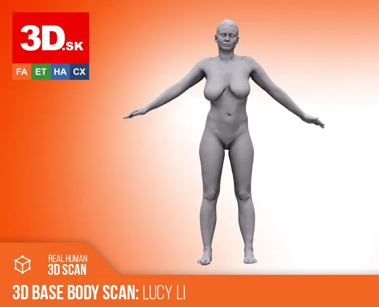 Base Body Scan | 3D Model Lucy Li