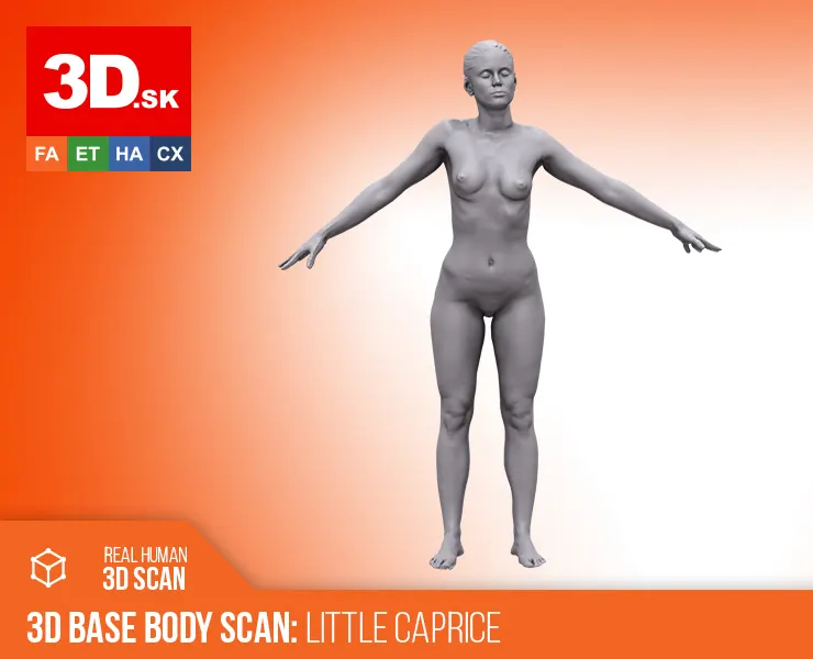 Base Body Scan | 3D Body Little Caprice