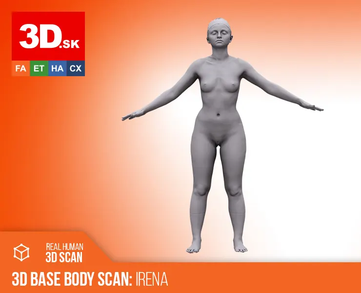 Base Body Scan | 3D Model Irena
