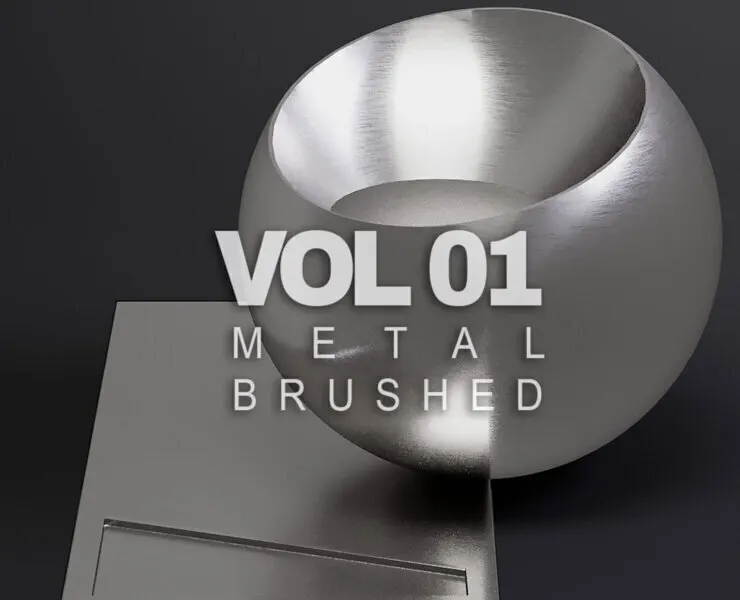 Metal vol01 Brushed  8K Seamless PBR Materials