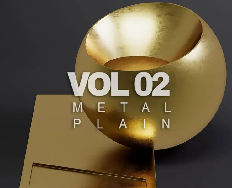 Metal vol02 Plain 8K Seamless PBR Materials