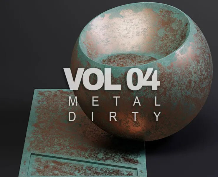 Metal vol04 Dirty 8K Seamless PBR Materials