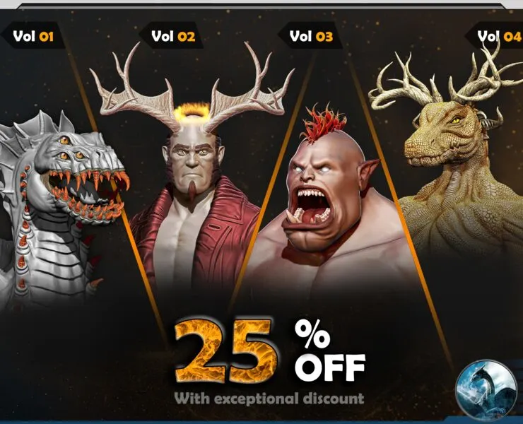 90 Horns + 170 Teeth & Creatures Claws Bundle 25% OFF