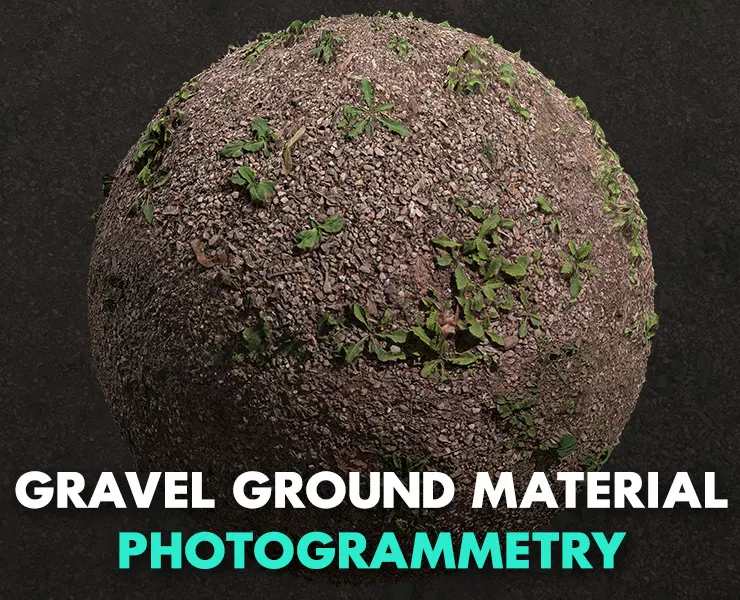 Photogrammetry - Gravel Ground Material