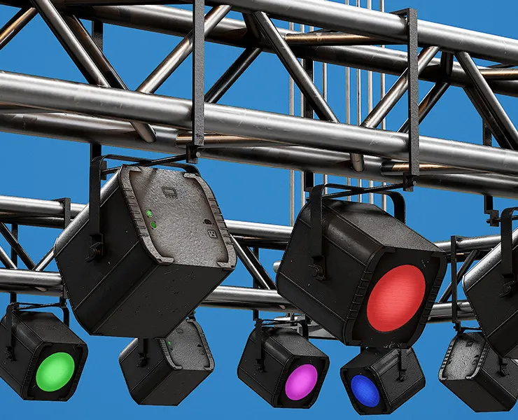 Light Truss - PBR Game Ready Props