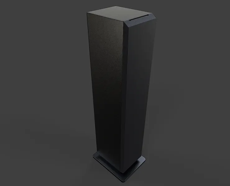 Tower Speaker V02 - Low Poly