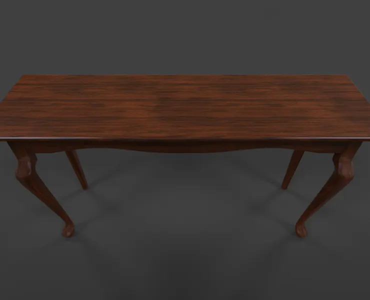 Hall Table - Low Poly