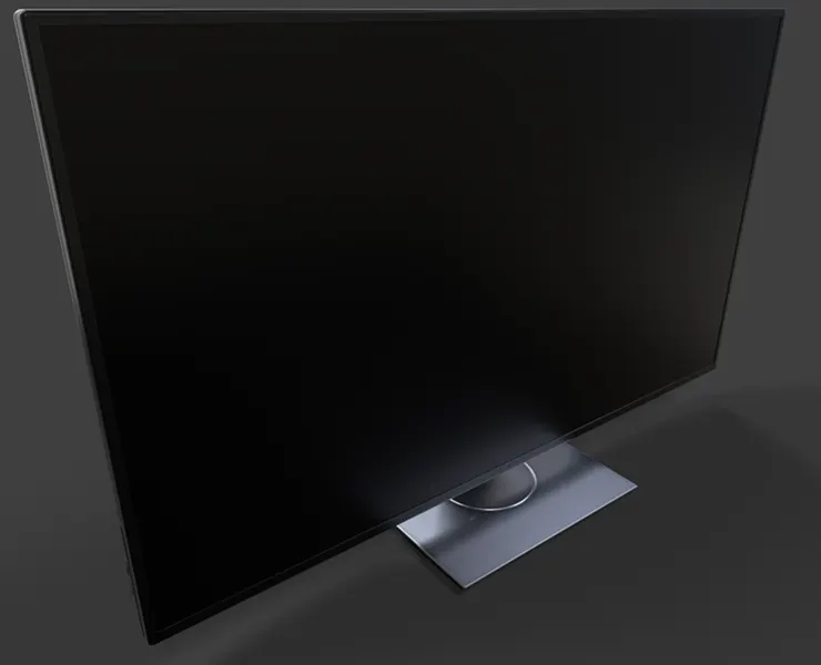 Monitor V02 - Low Poly