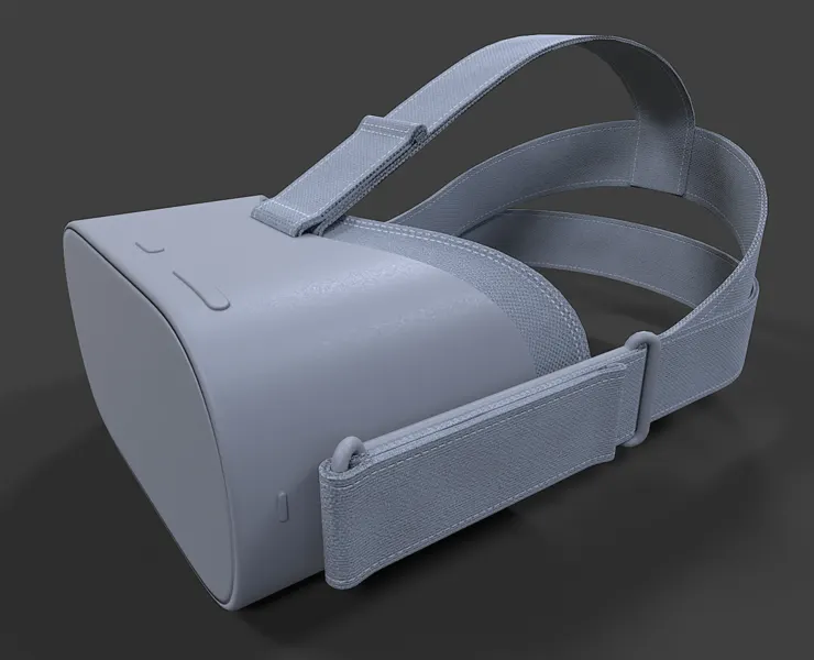 VR Headset V01 - Low Poly