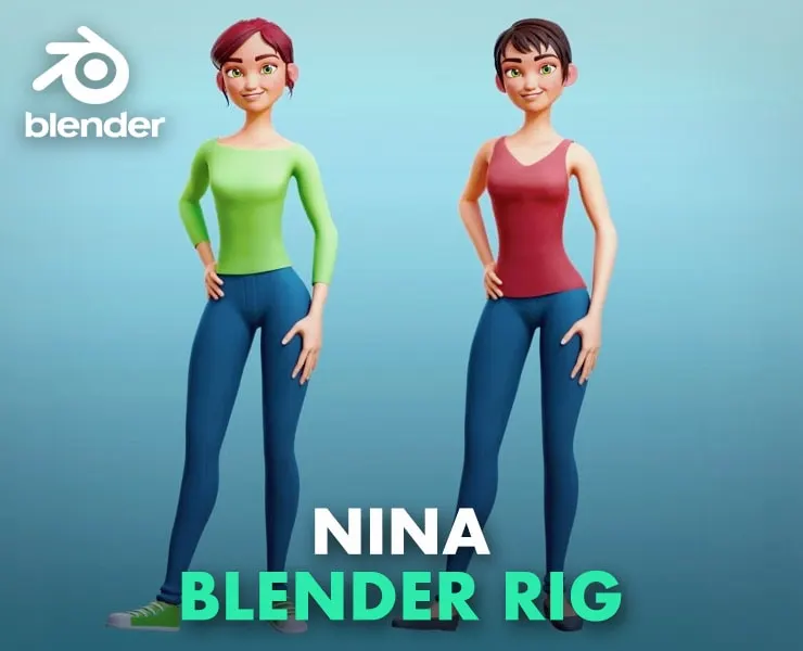 Nina - Blender Rig