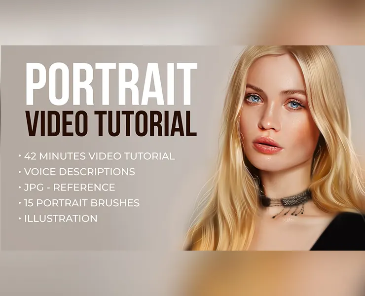 Portrait Painting in Photoshop Video Tutorial