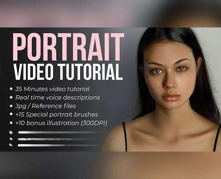 Portrait Painting in Photoshop Video Tutorial